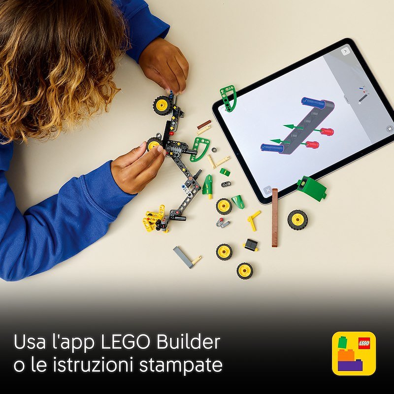 Lego Mietitrebbia gommato John Deere 1470H 42218