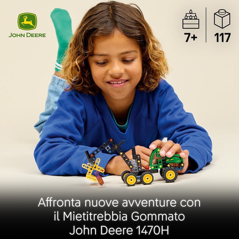 Lego Mietitrebbia gommato John Deere 1470H 42218