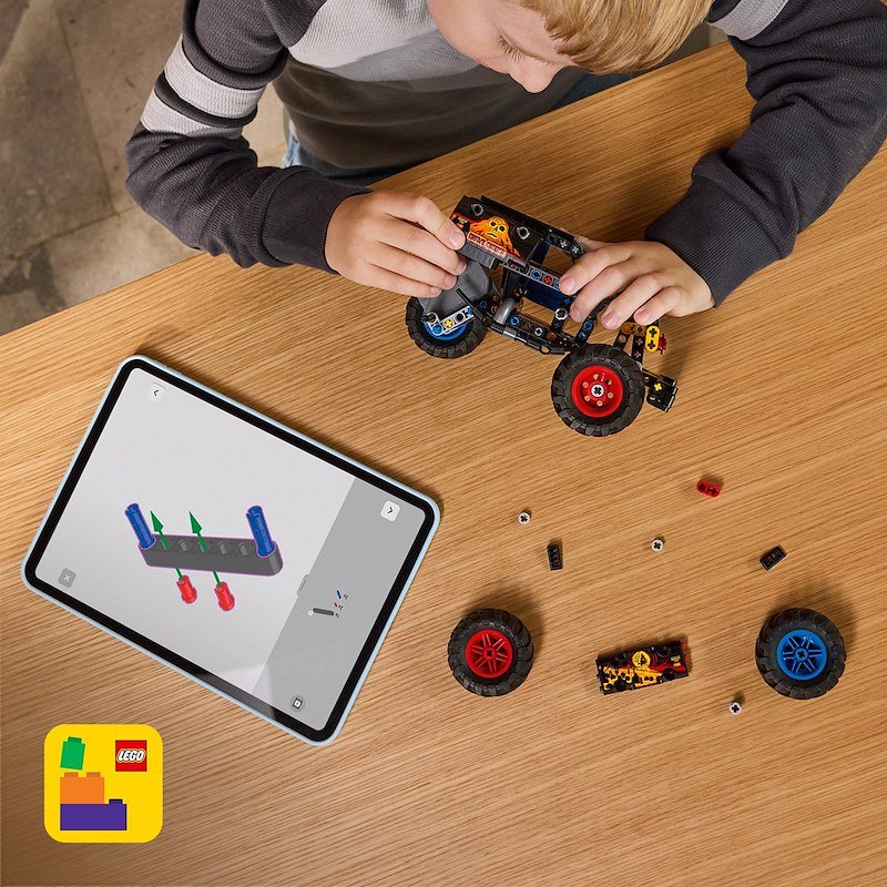 Lego Technic Monster Jam™ Grave Digger™ Fuoco e Ghiaccio 42219