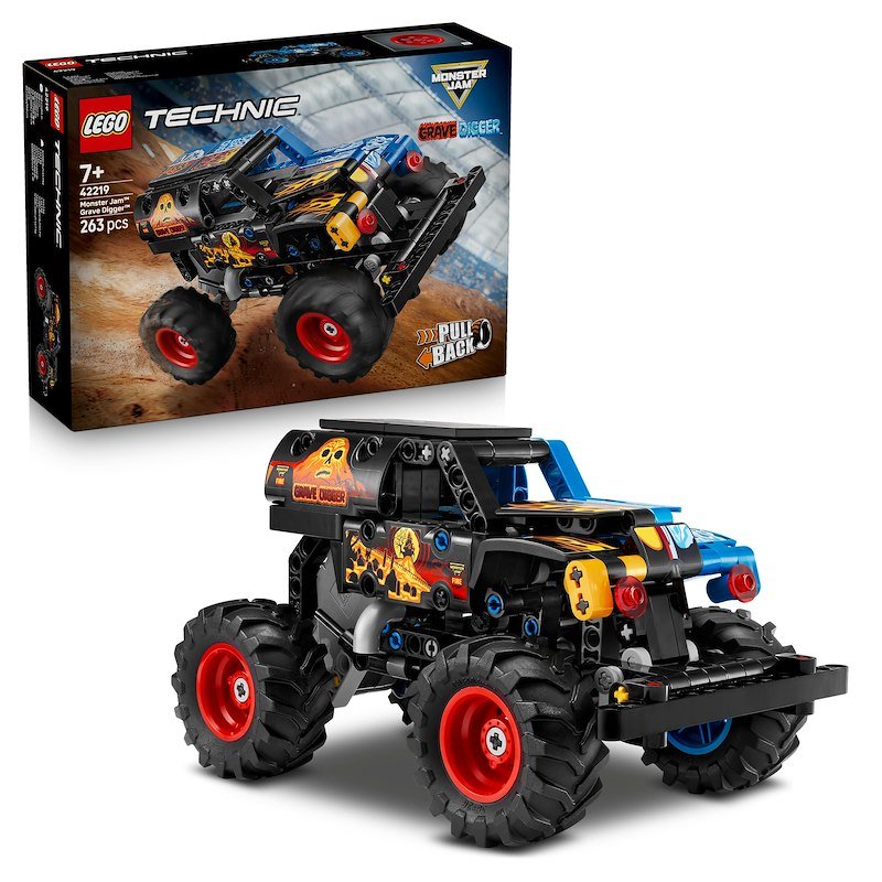 Lego Technic Monster Jam™ Grave Digger™ Fuoco e Ghiaccio 42219