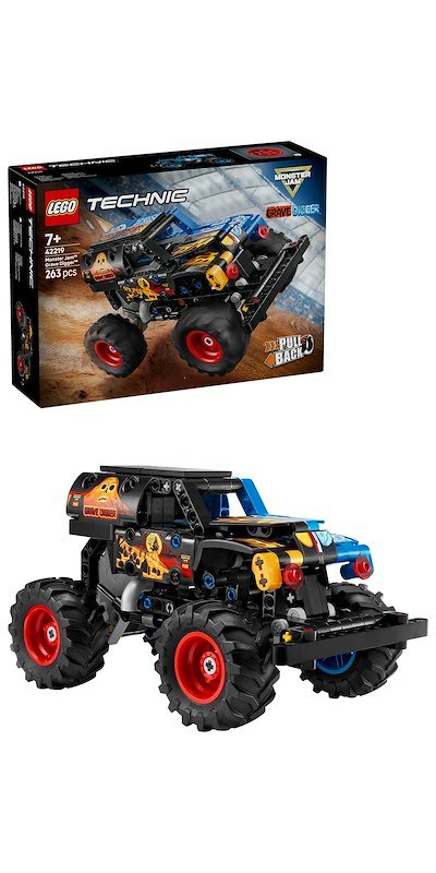 Lego Technic Monster Jam™ Grave Digger™ Fuoco e Ghiaccio 42219