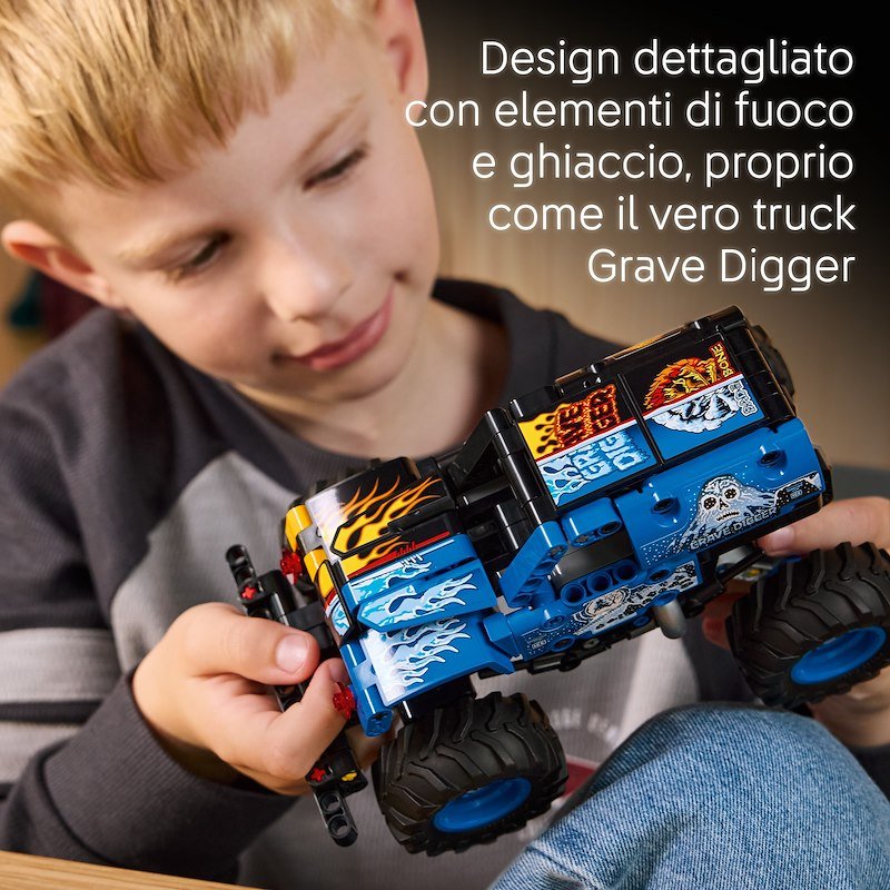 Lego Technic Monster Jam™ Grave Digger™ Fuoco e Ghiaccio 42219