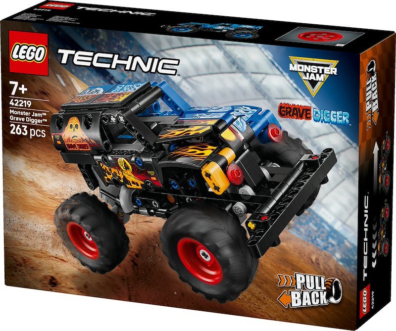 Lego Technic Monster Jam™ Grave Digger™ Fuoco e Ghiaccio 42219