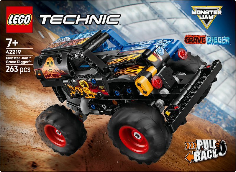 Lego Technic Monster Jam™ Grave Digger™ Fuoco e Ghiaccio 42219
