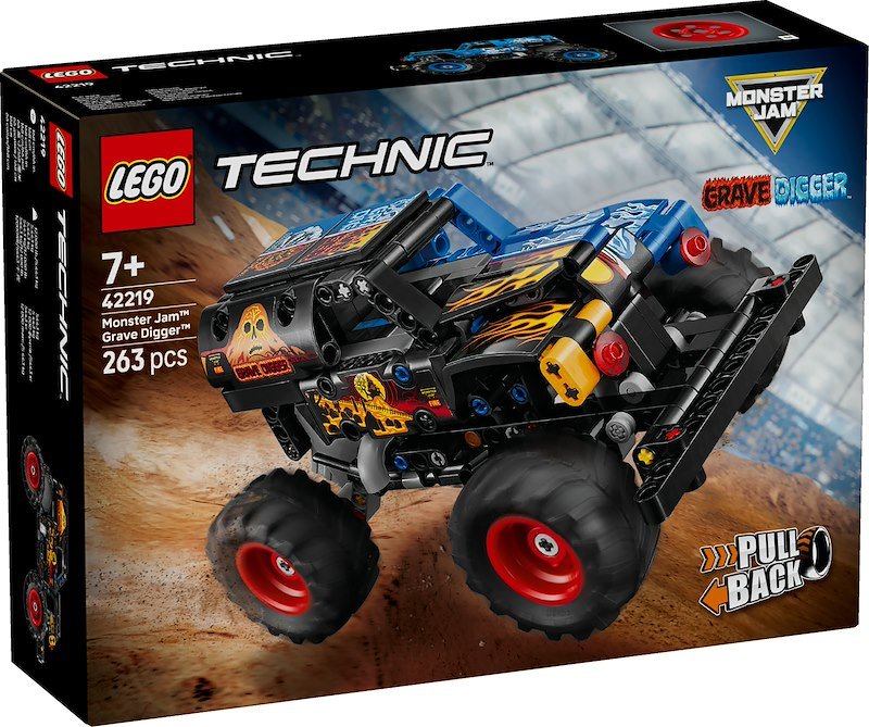 Lego Technic Monster Jam™ Grave Digger™ Fuoco e Ghiaccio 42219