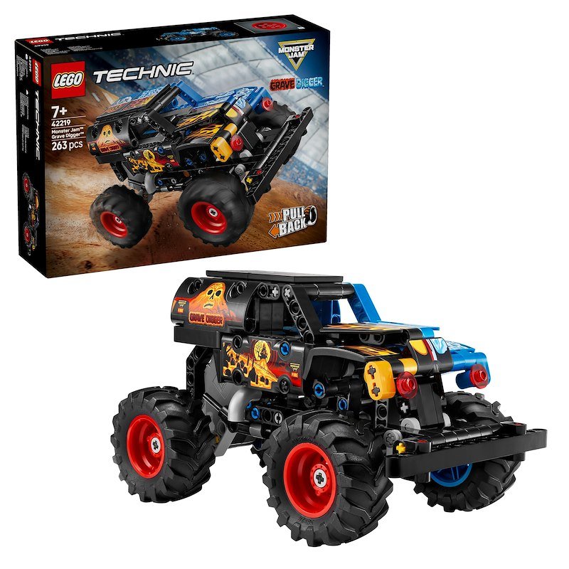Lego Technic Monster Jam™ Grave Digger™ Fuoco e Ghiaccio 42219