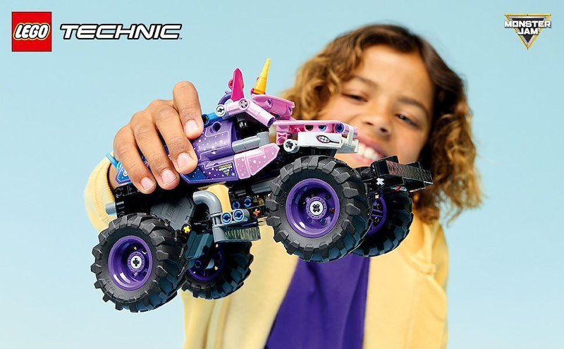 Lego Technic Monster Jam™ Sparkle Smash™ a retrocarica 42220