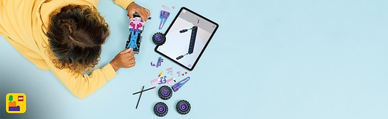 Lego Technic Monster Jam™ Sparkle Smash™ a retrocarica 42220