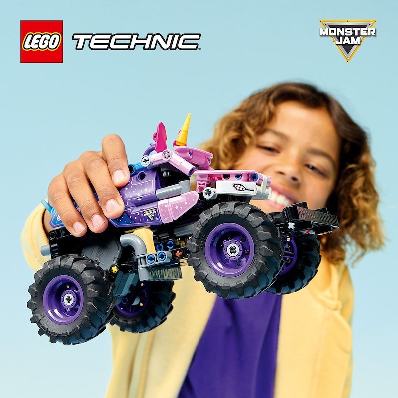 Lego Technic Monster Jam™ Sparkle Smash™ a retrocarica 42220