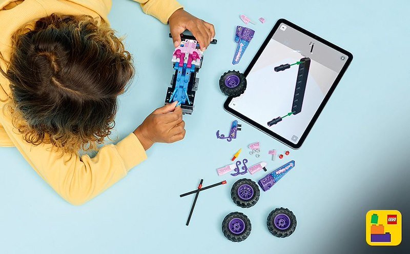 Lego Technic Monster Jam™ Sparkle Smash™ a retrocarica 42220