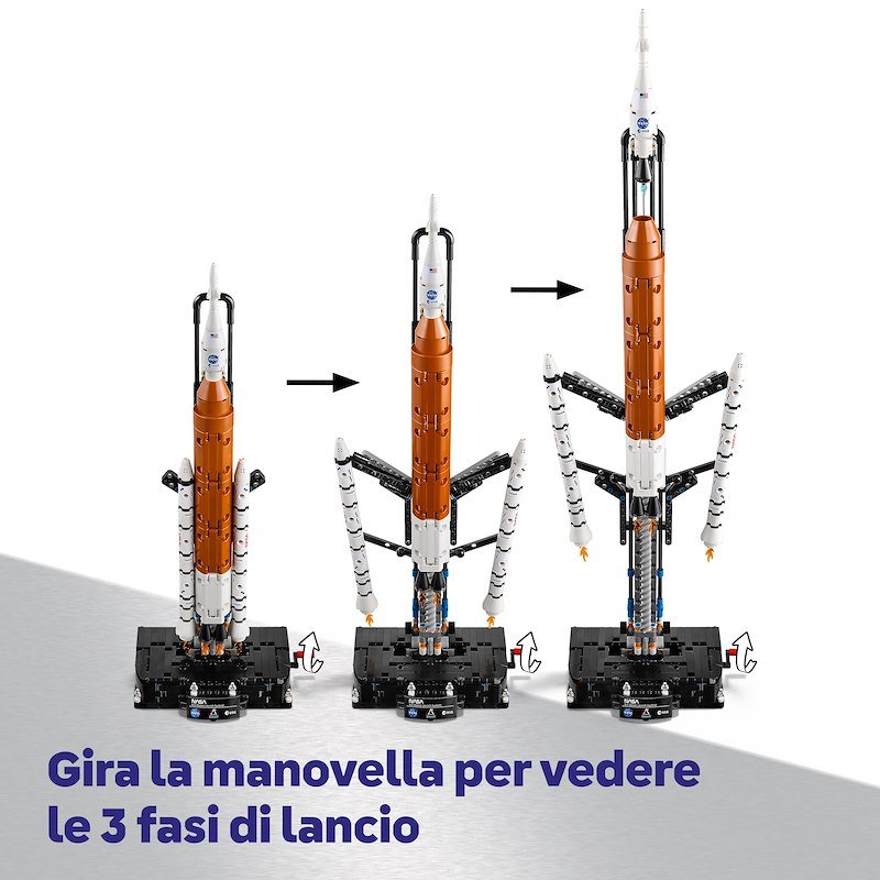 Lego Sistema di lancio spaziale razzo NASA Artemis 42221