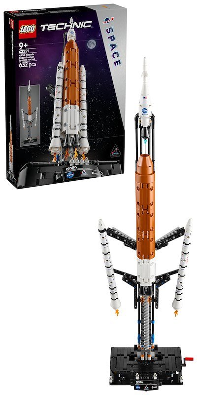 Lego Sistema di lancio spaziale razzo NASA Artemis 42221