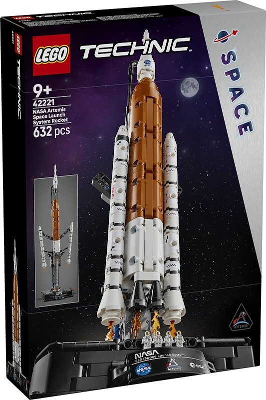 Lego Sistema di lancio spaziale razzo NASA Artemis 42221
