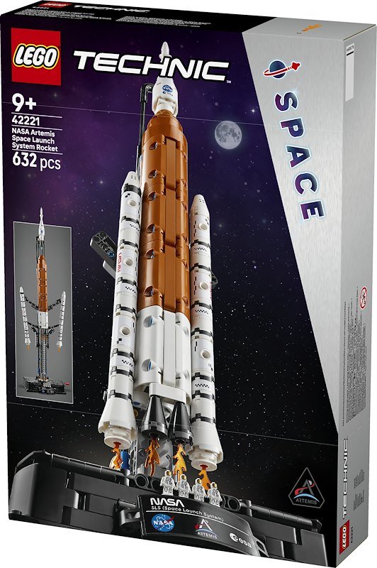 Lego Sistema di lancio spaziale razzo NASA Artemis 42221