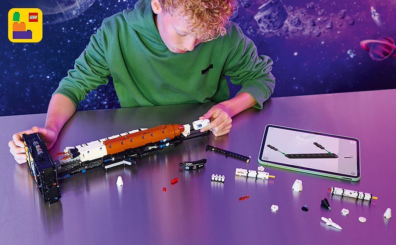 Lego Sistema di lancio spaziale razzo NASA Artemis 42221