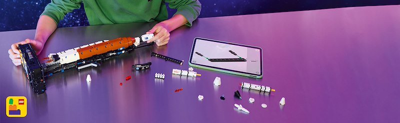 Lego Sistema di lancio spaziale razzo NASA Artemis 42221