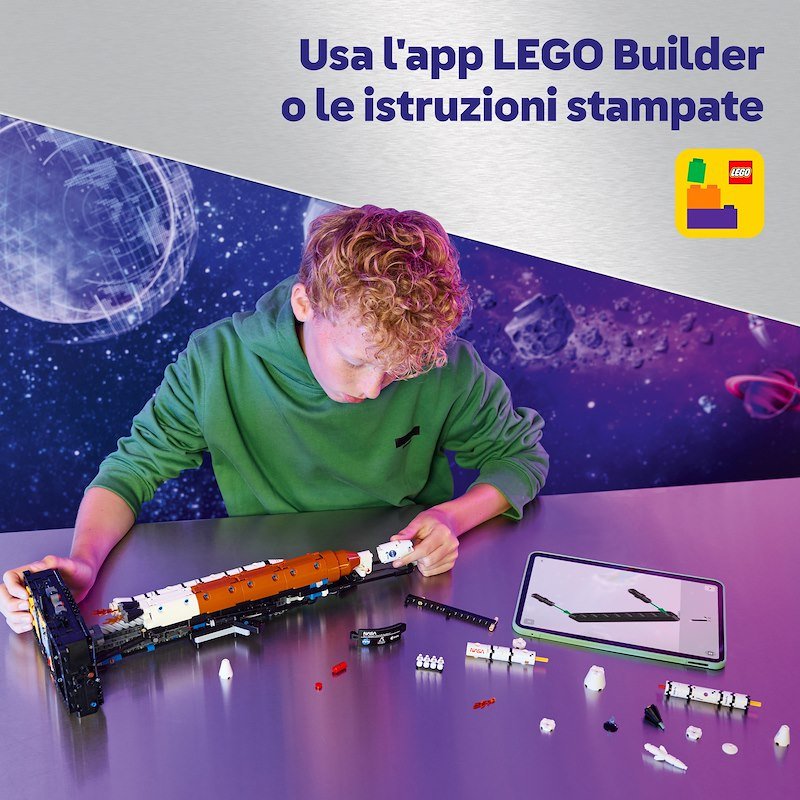 Lego Sistema di lancio spaziale razzo NASA Artemis 42221