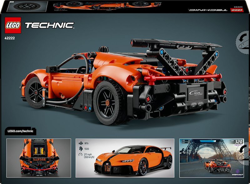 Lego Technic Hyper Car Bugatti Chiron Pur Sport 42222