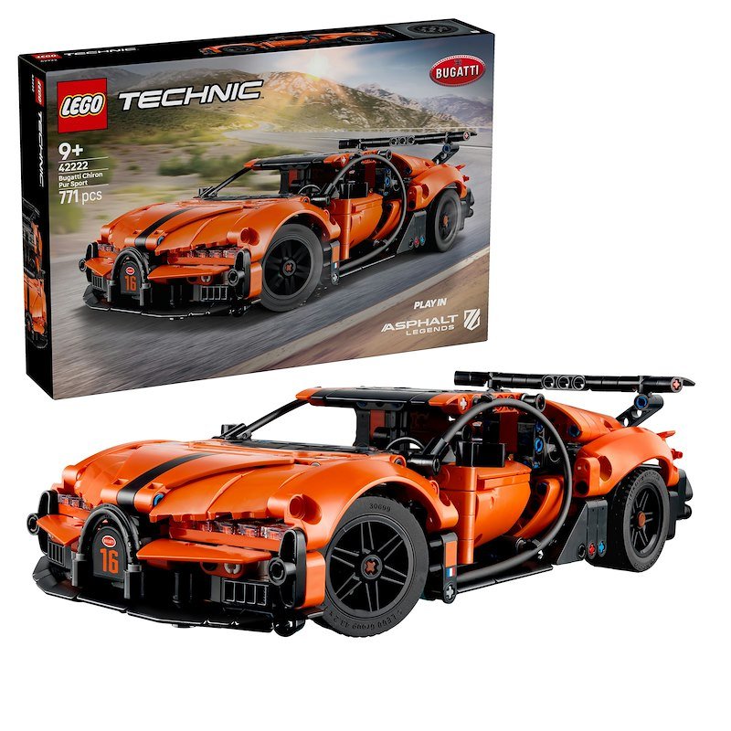Lego Technic Hyper Car Bugatti Chiron Pur Sport 42222