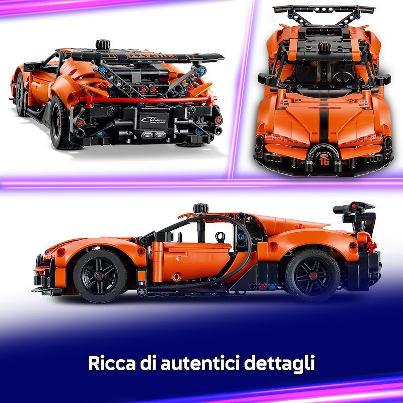 Lego Technic Hyper Car Bugatti Chiron Pur Sport 42222
