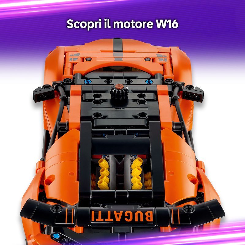 Lego Technic Hyper Car Bugatti Chiron Pur Sport 42222