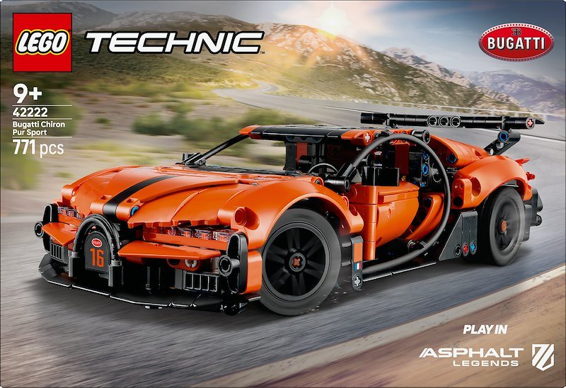 Lego Technic Hyper Car Bugatti Chiron Pur Sport 42222