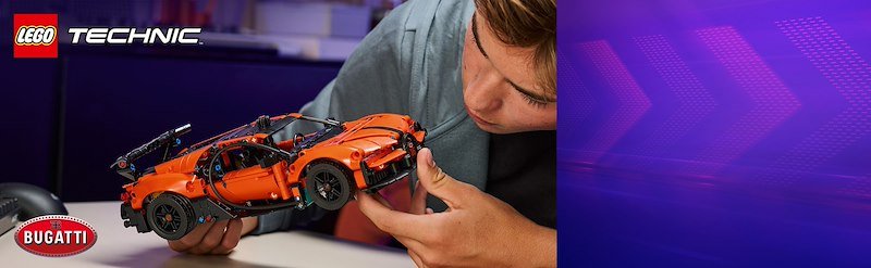 Lego Technic Hyper Car Bugatti Chiron Pur Sport 42222