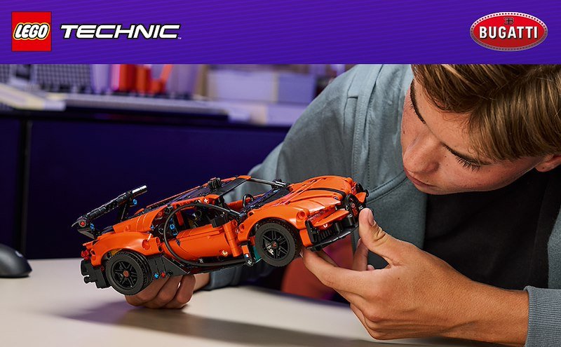 Lego Technic Hyper Car Bugatti Chiron Pur Sport 42222