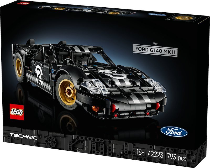 Lego Technic Auto da corsa Ford GT40 MKII 1966 42223