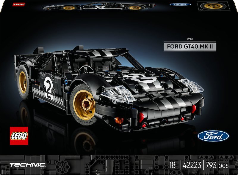 Lego Technic Auto da corsa Ford GT40 MKII 1966 42223