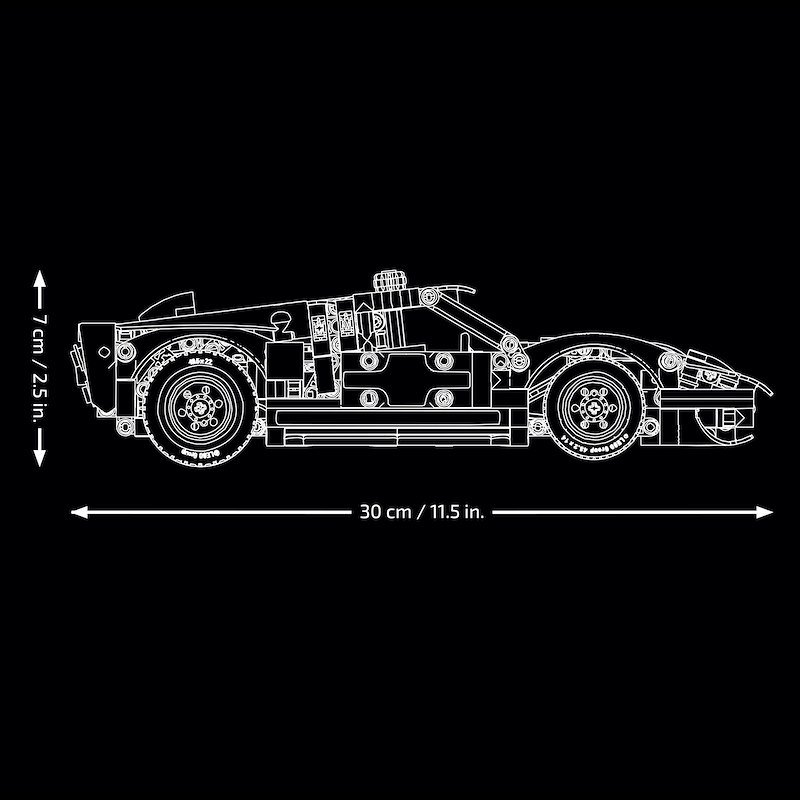 Lego Technic Auto da corsa Ford GT40 MKII 1966 42223