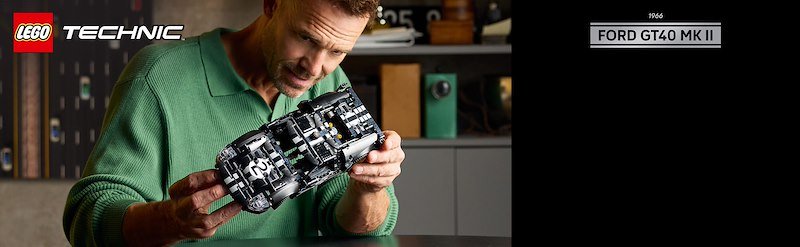 Lego Technic Auto da corsa Ford GT40 MKII 1966 42223