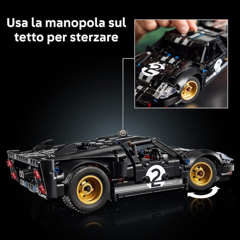 Lego Technic Auto da corsa Ford GT40 MKII 1966 42223