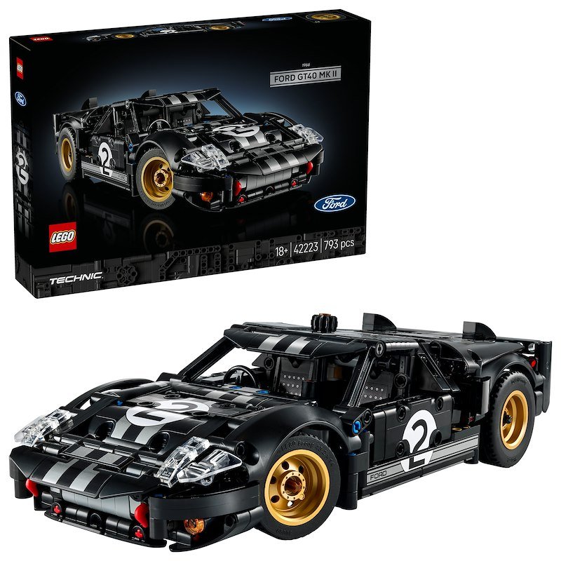 Lego Technic Auto da corsa Ford GT40 MKII 1966 42223