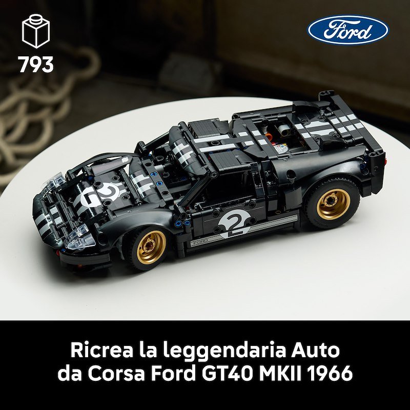 Lego Technic Auto da corsa Ford GT40 MKII 1966 42223