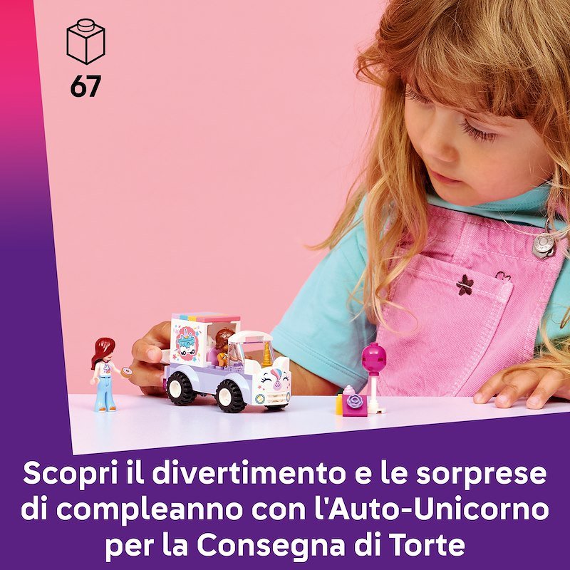 Lego® Auto-unicorno per la consegna di torte 42675
