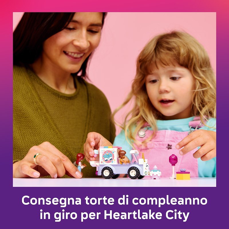 Lego® Auto-unicorno per la consegna di torte 42675