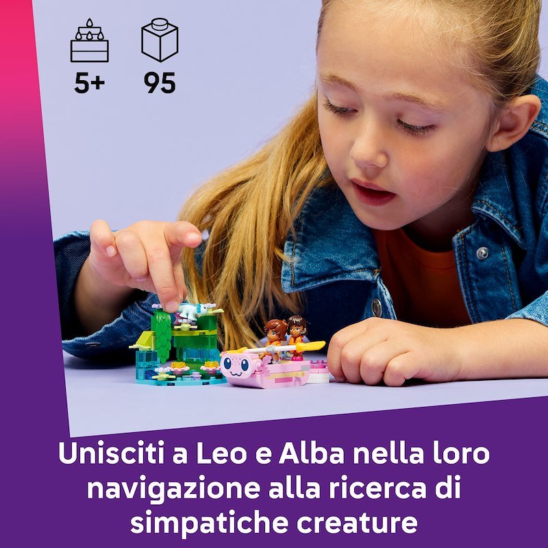 Lego® Barca d’avventura Axolotl 42681