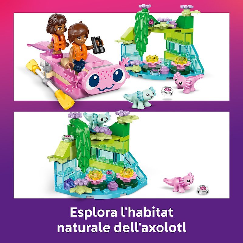 Lego® Barca d’avventura Axolotl 42681