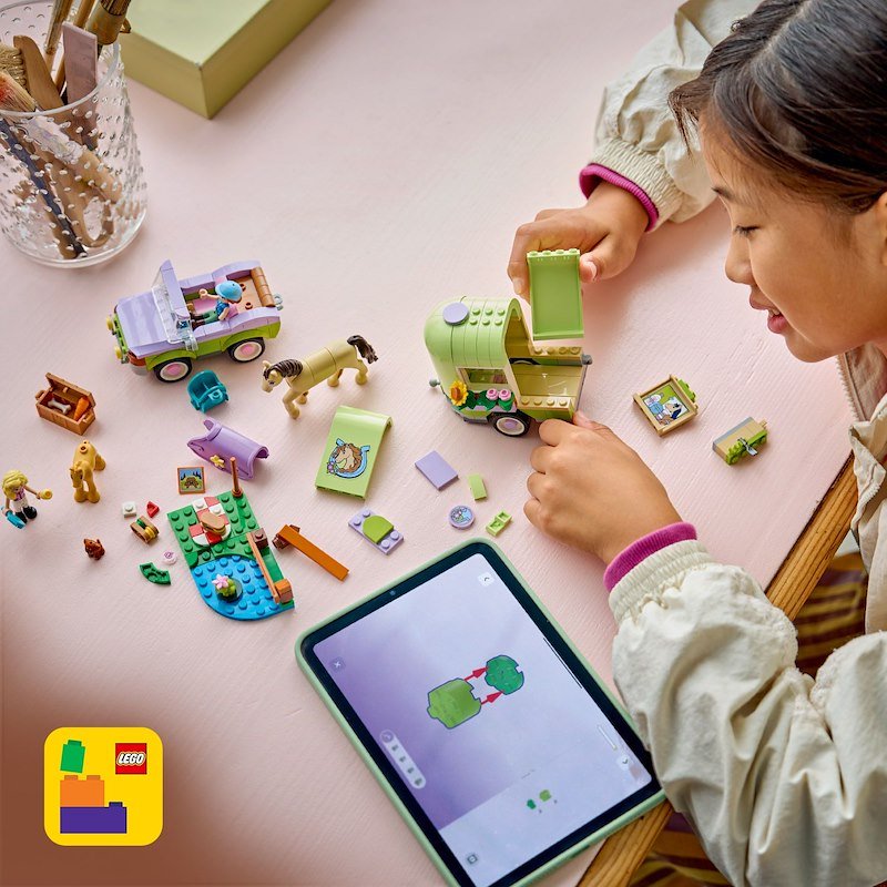 Lego® Rimorchio per cavallo e puledro 42695