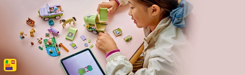 Lego® Rimorchio per cavallo e puledro 42695