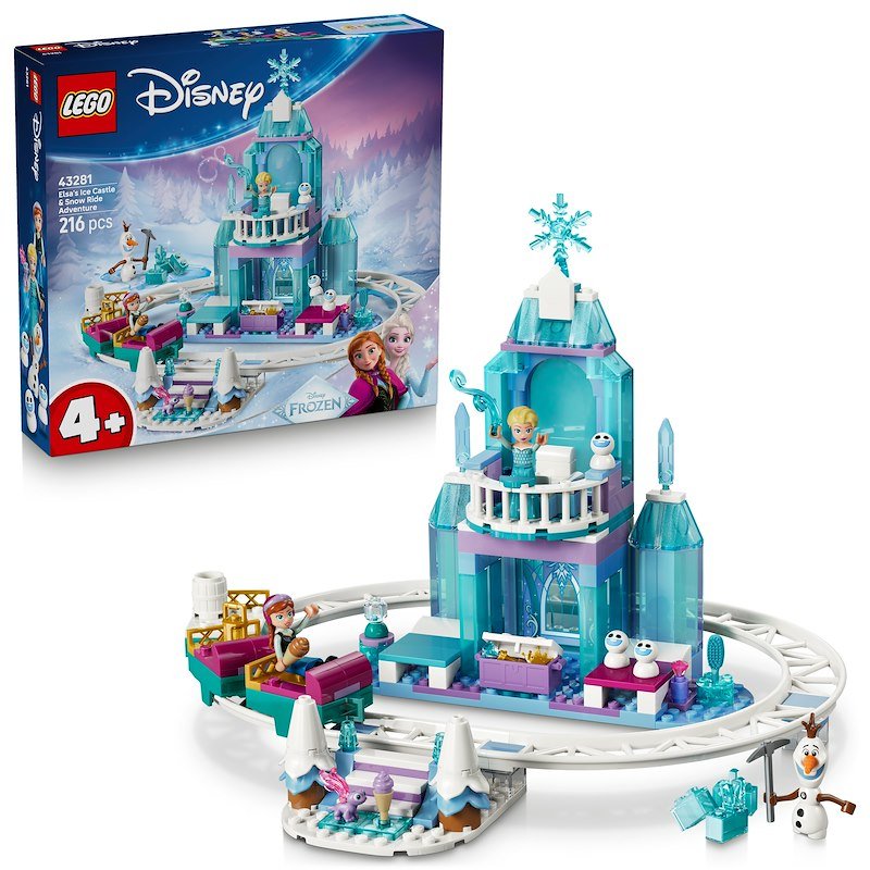 Lego® Castello di ghiaccio di Elsa e avventura sulla neve 43281