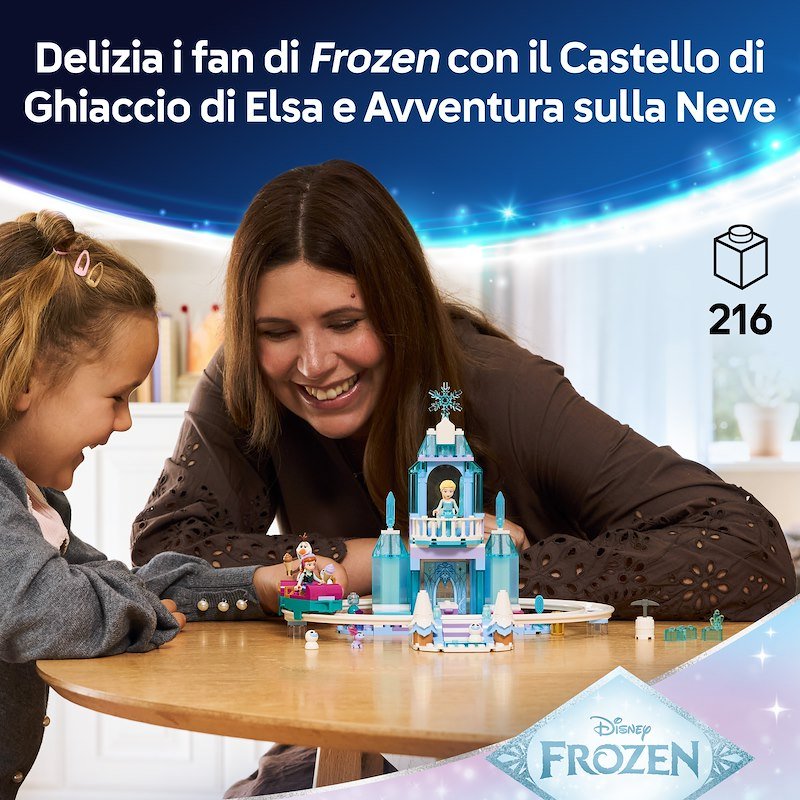 Lego® Castello di ghiaccio di Elsa e avventura sulla neve 43281