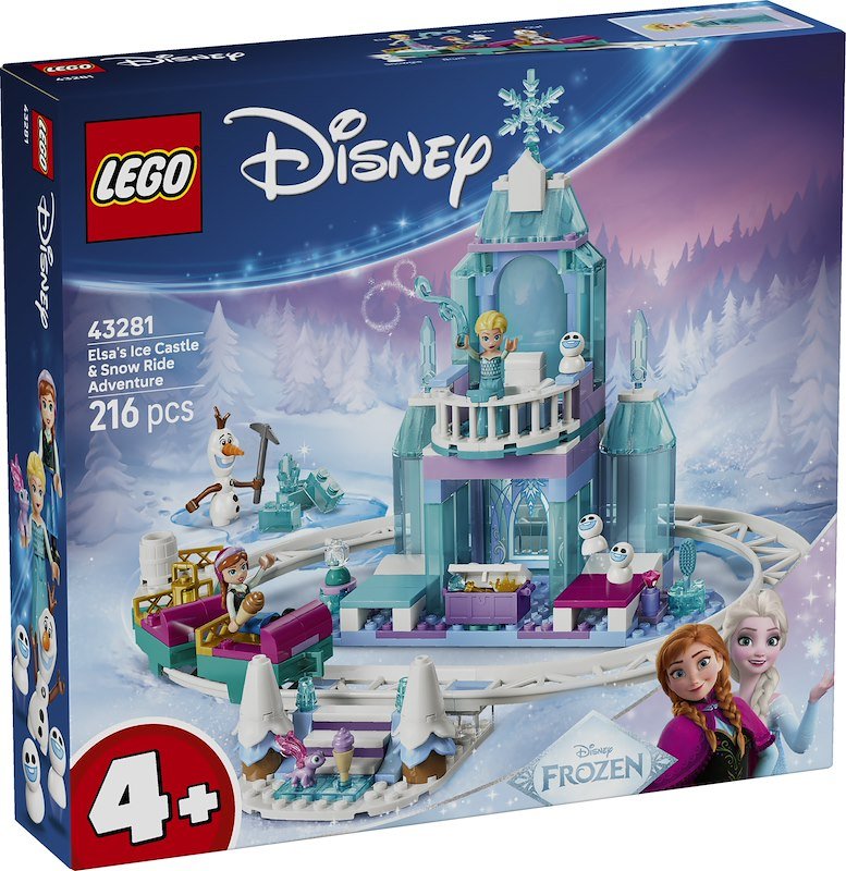 Lego® Castello di ghiaccio di Elsa e avventura sulla neve 43281