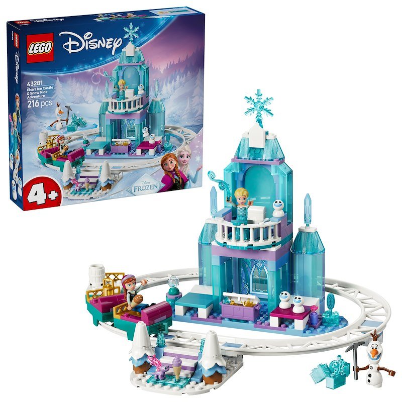 Lego® Castello di ghiaccio di Elsa e avventura sulla neve 43281