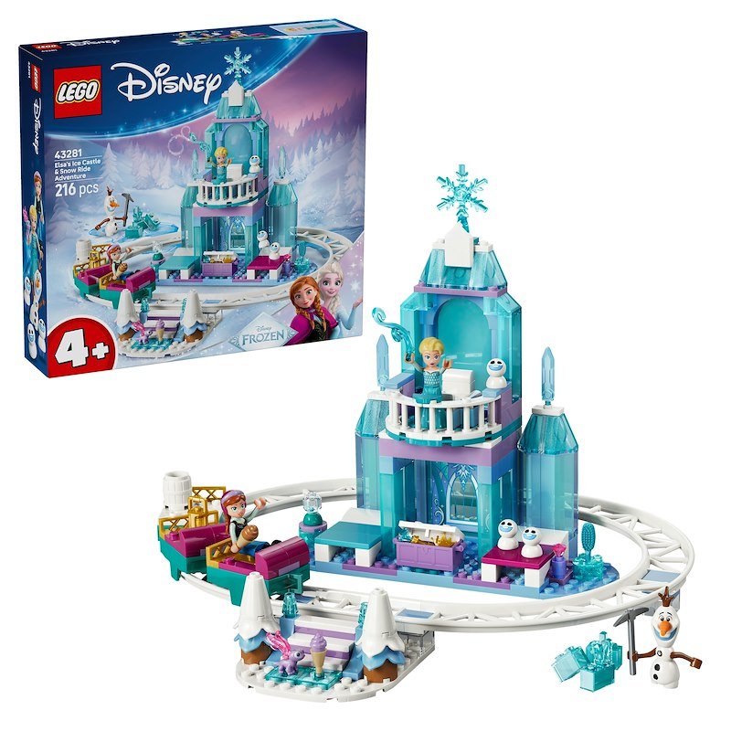 Lego® Castello di ghiaccio di Elsa e avventura sulla neve 43281