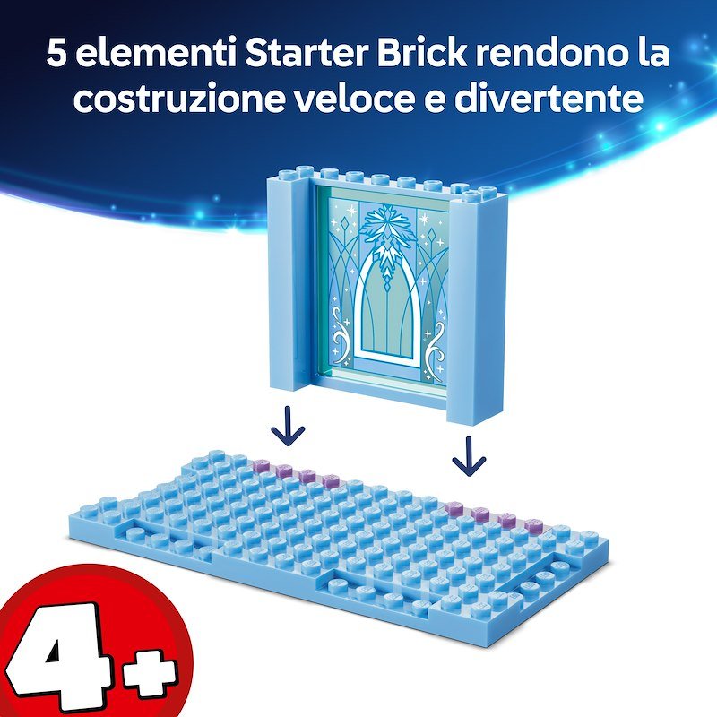Lego® Castello di ghiaccio di Elsa e avventura sulla neve 43281