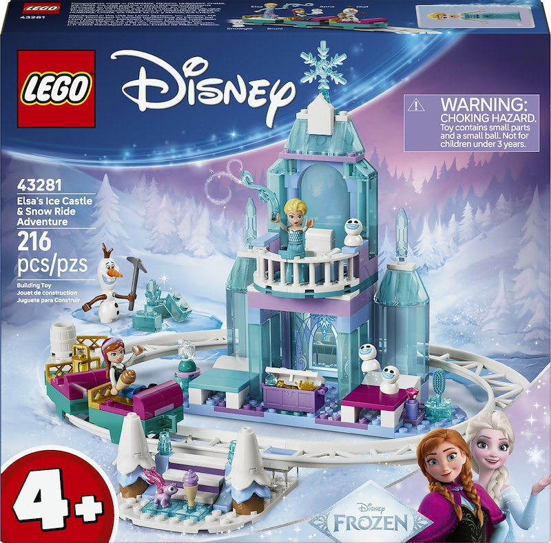 Lego® Castello di ghiaccio di Elsa e avventura sulla neve 43281