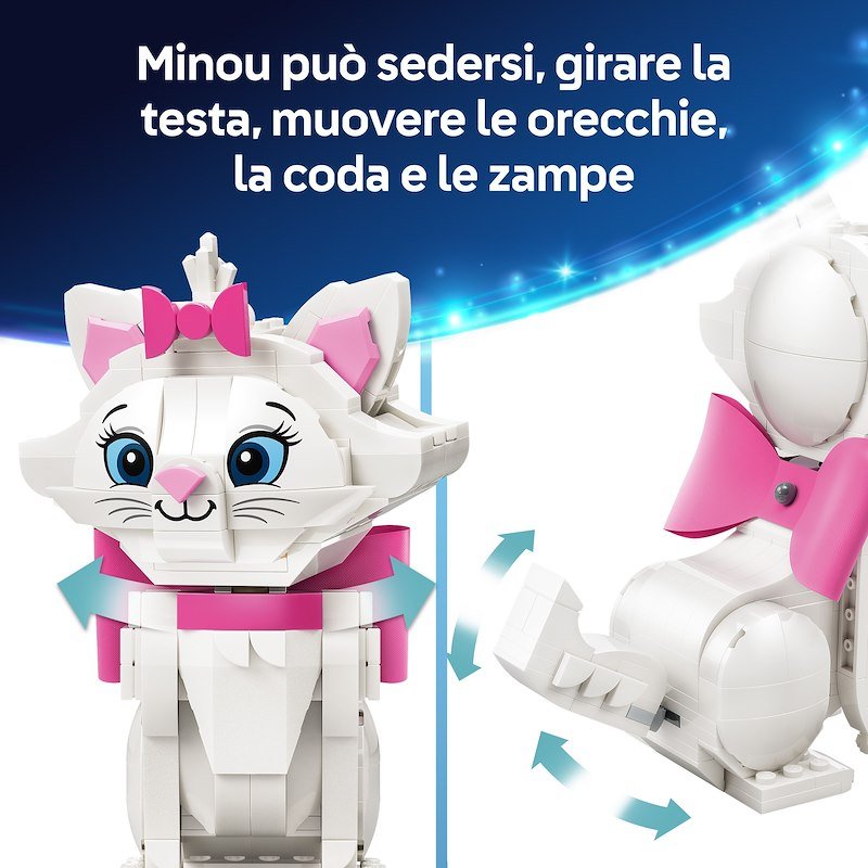 Lego® Adorabile Minou de Gli Aristogatti 43286