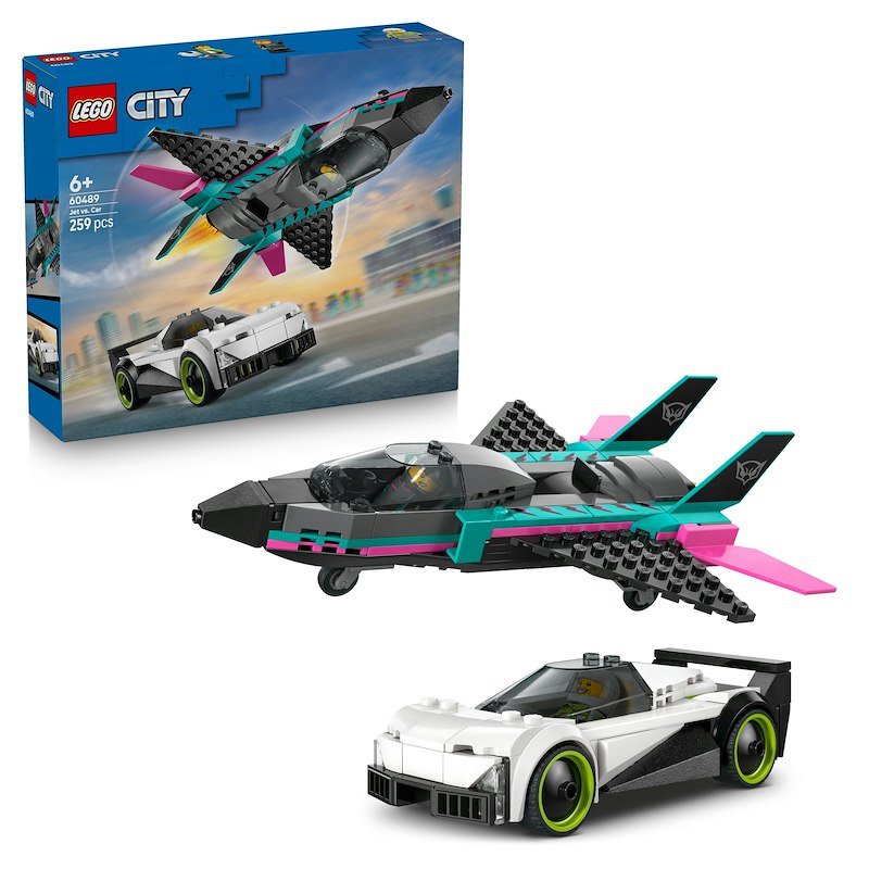 Lego® Jet contro Auto sportiva 60489